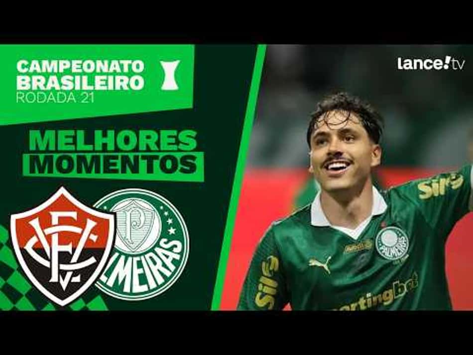 thumbnail VITÓRIA 0 X 4 PALMEIRAS | MELHORES MOMENTOS | CAMPEONATO BRASILEIRO | 21ª RODADA