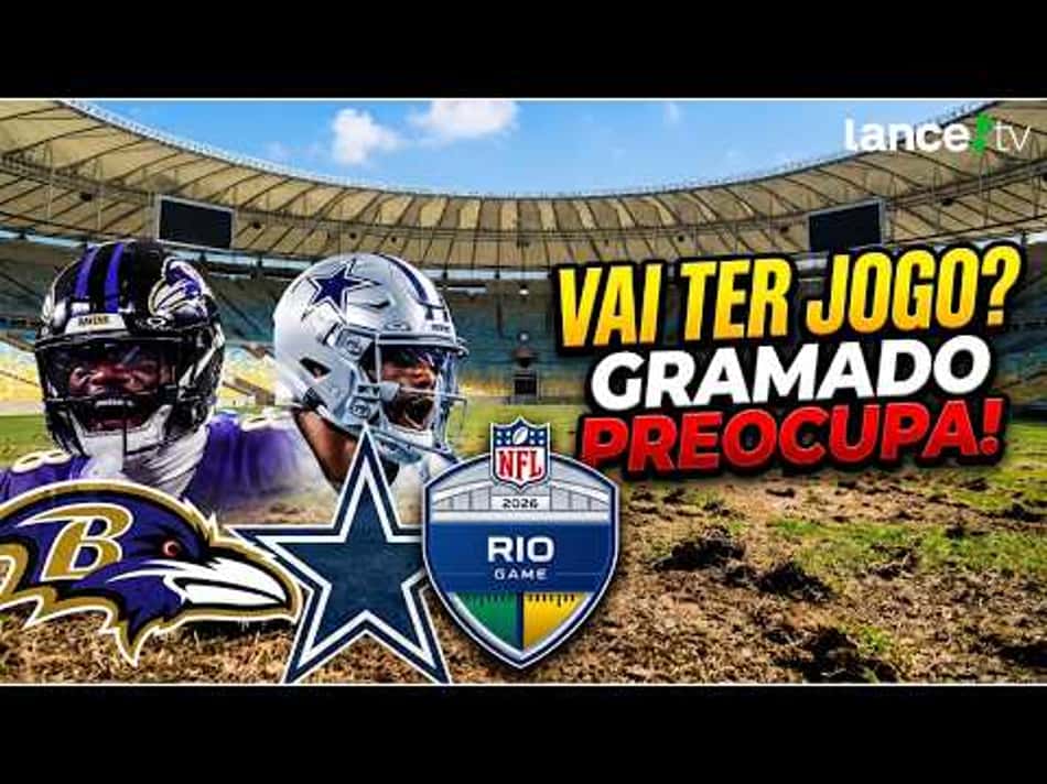 thumbnail NFL NO MARACANÃ | RIO GAME PODE SER CANCELADO? ESTADO DO GRAMADO GERA PREOCUPAÇÃO!