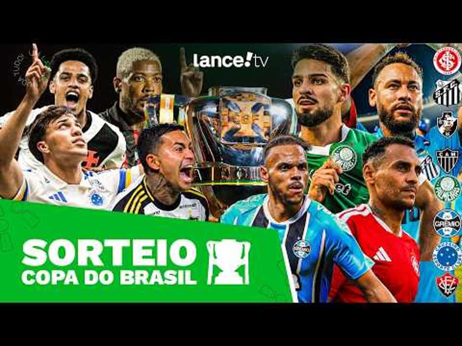 thumbnail 🔴 AO VIVO – SORTEIO DAS QUARTAS DE FINAL DA COPA DO BRASIL 2026! CONFIRA OS DUELOS!