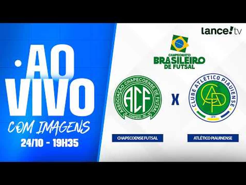 thumbnail 🔴 AO VIVO COM IMAGENS | CRICIÚMA FUTSAL SC X CHAPECOENSE FUTSAL SC | CAMPEONATO BRASILEIRO DE FUTSAL