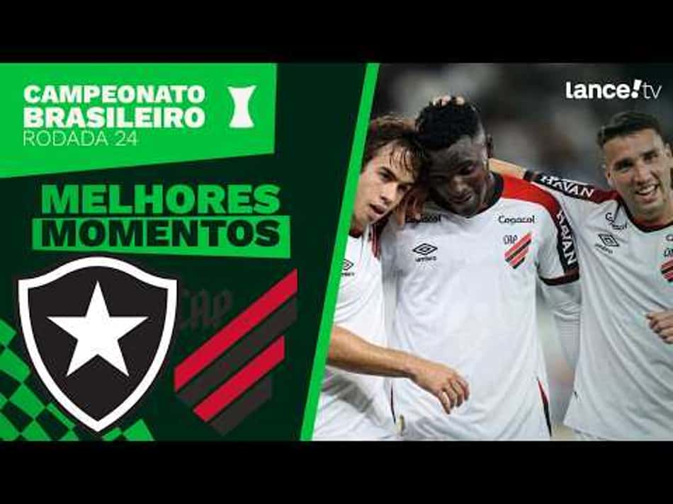 thumbnail BOTAFOGO 2 X 3 ATHLETICO-PR – MELHORES MOMENTOS- BRASILEIRÃO 2026 – 24ª RODADA