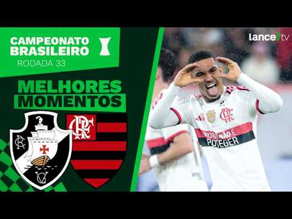 thumbnail VASCO 1 X 4 FLAMENGO – MELHORES MOMENTOS – BRASILEIRÃO 2026 – 33ª RODADA