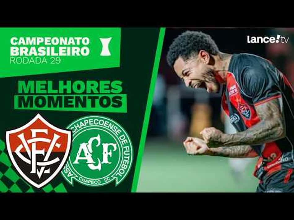 thumbnail VITÓRIA 4 X 0 CHAPECOENSE | MELHORES MOMENTOS | CAMPEONATO BRASILEIRO | 29ª RODADA.