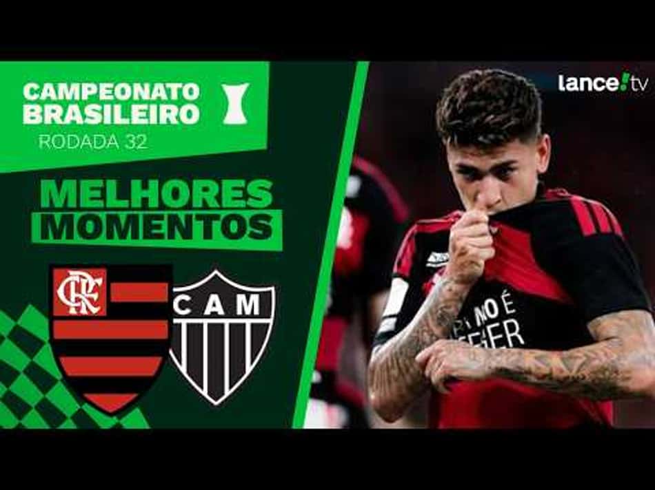 thumbnail FLAMENGO 3 X 2 ATLÉTICO MG – MELHORES MOMENTOS – BRASILEIRÃO 2026 – 33ª RODADA