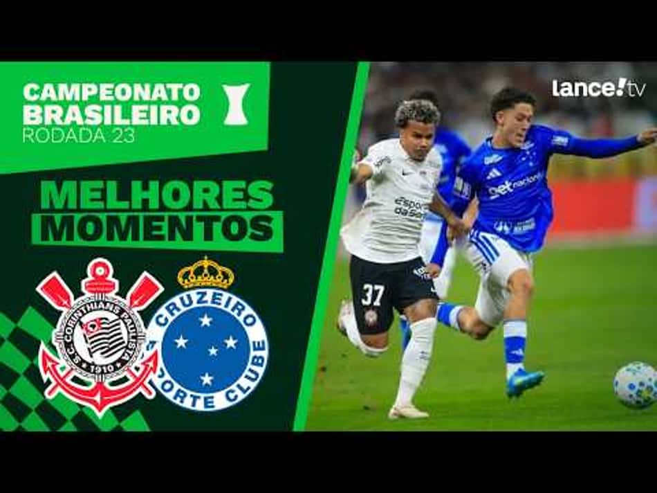 thumbnail CORINTHIANS 1 X 2 CRUZEIRO – MELHORES MOMENTOS – CAMPEONATO BRASILEIRO – 23ª RODADA