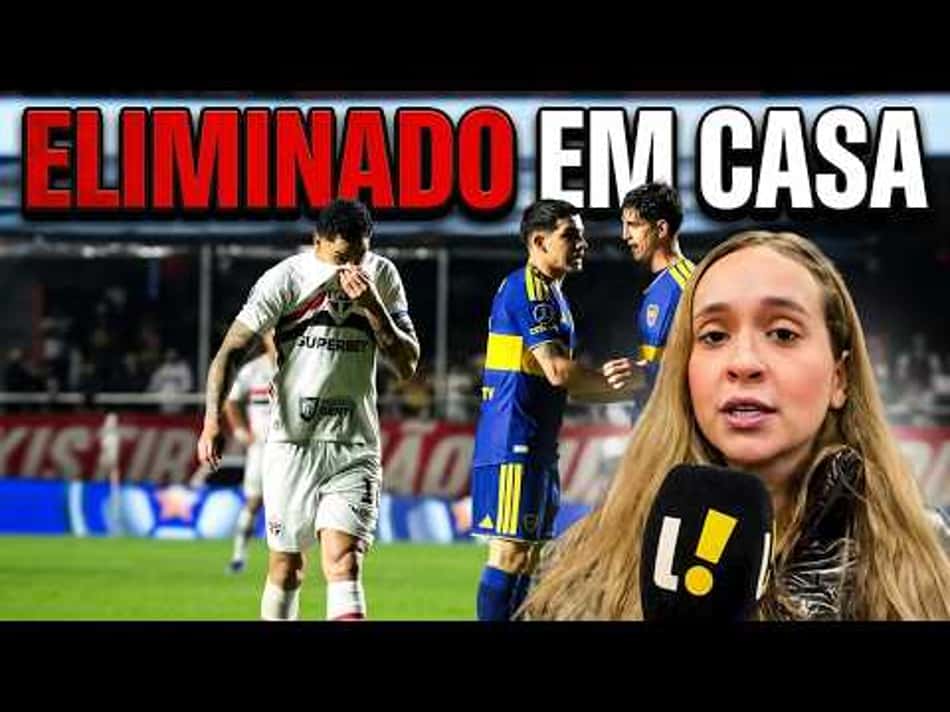 thumbnail SÃO PAULO EMILINADO PELO BOCA JUNIORS EM CASA NA SUL-AMERICANA