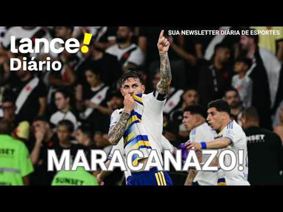 thumbnail VASCO PERDE PARA O BOCA JUNIORS NO MARACANÃ E É ELIMINADO DA COPA SUL-AMERICANA. LANCE! DIÁRIO.