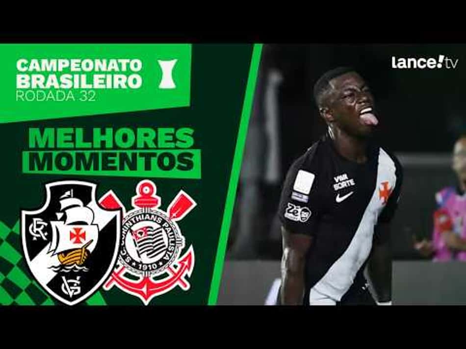 thumbnail VASC0 3 X 2 CORINTHIANS | MELHORES MOMENTOS | CAMPEONATO BRASILEIRO, 32ª RODADA.