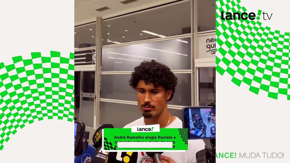 thumbnail André Ramalho elogia Raniele e comenta sobre a dupla de zaga formada contra o Athletico-PR