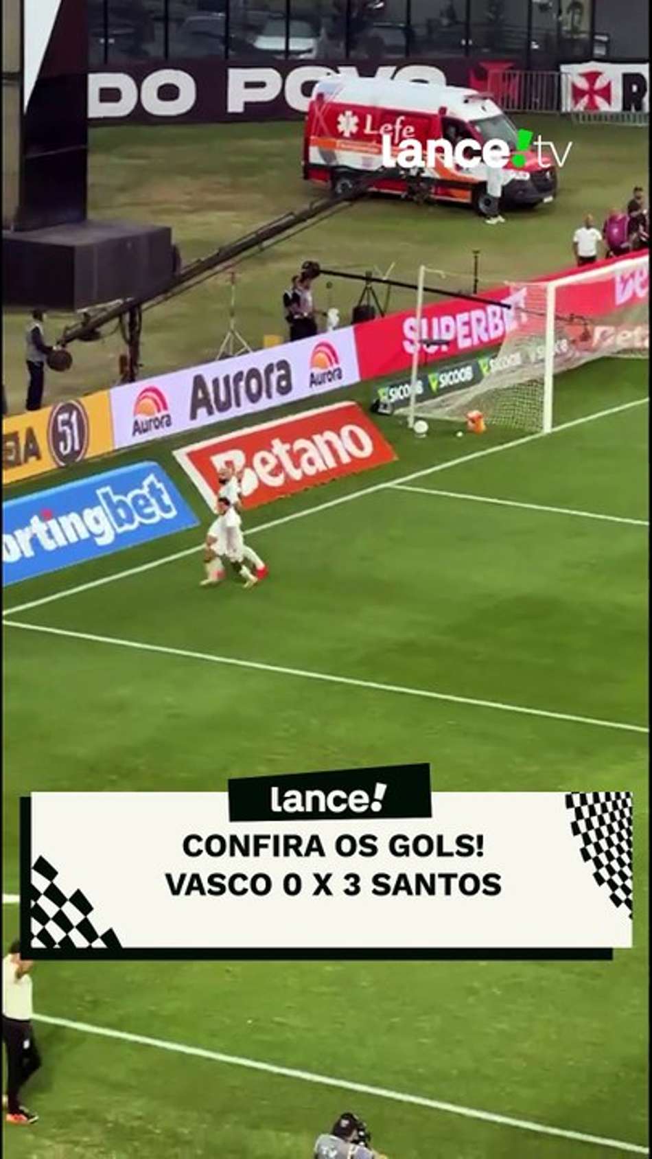 thumbnail VASCO 0 X 3 SANTOS – GOLS – BRASILEIRÃO 2026 – 23ª RODADA