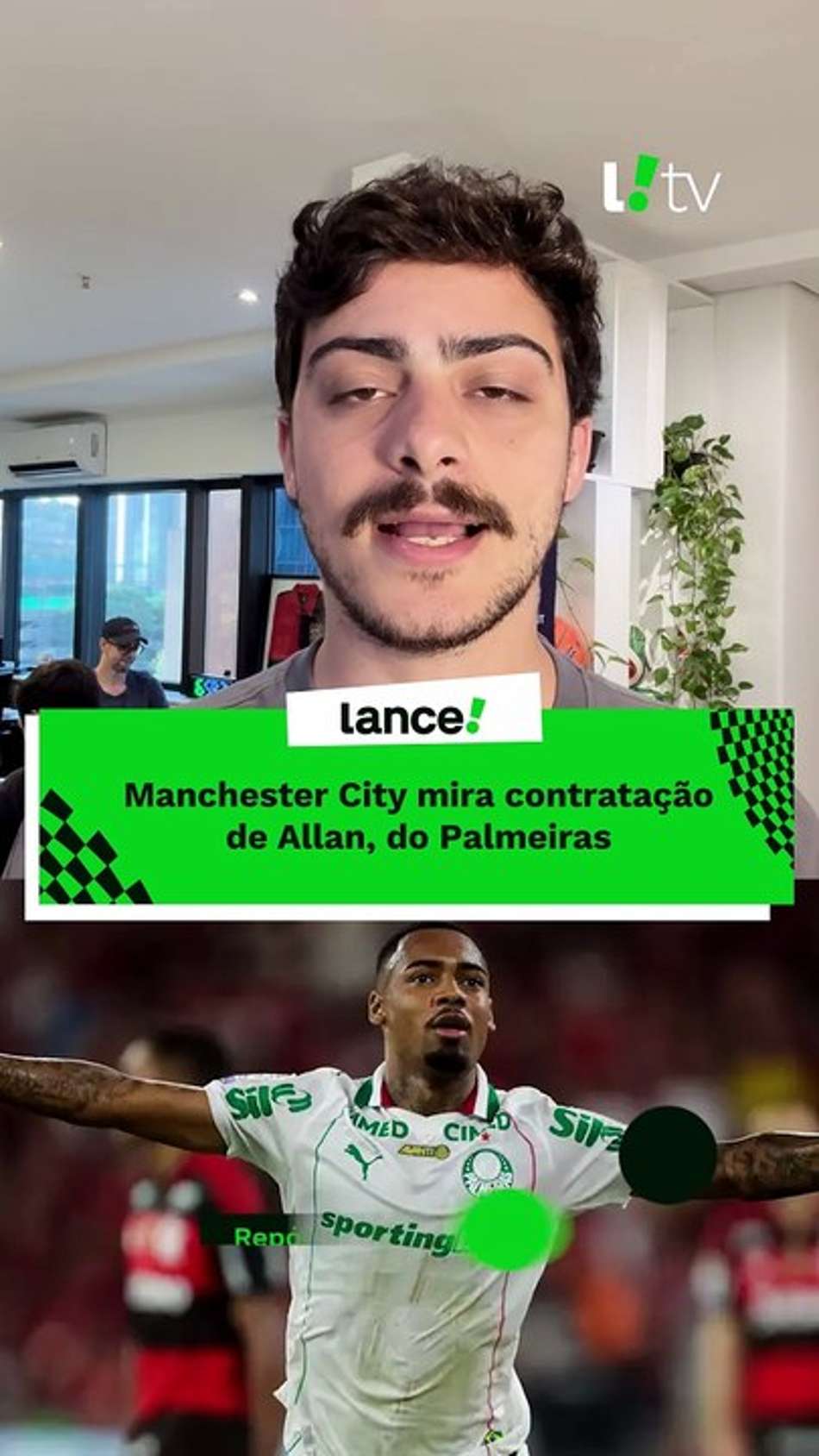 thumbnail Manchester City mira contratação de Allan, do Palmeiras