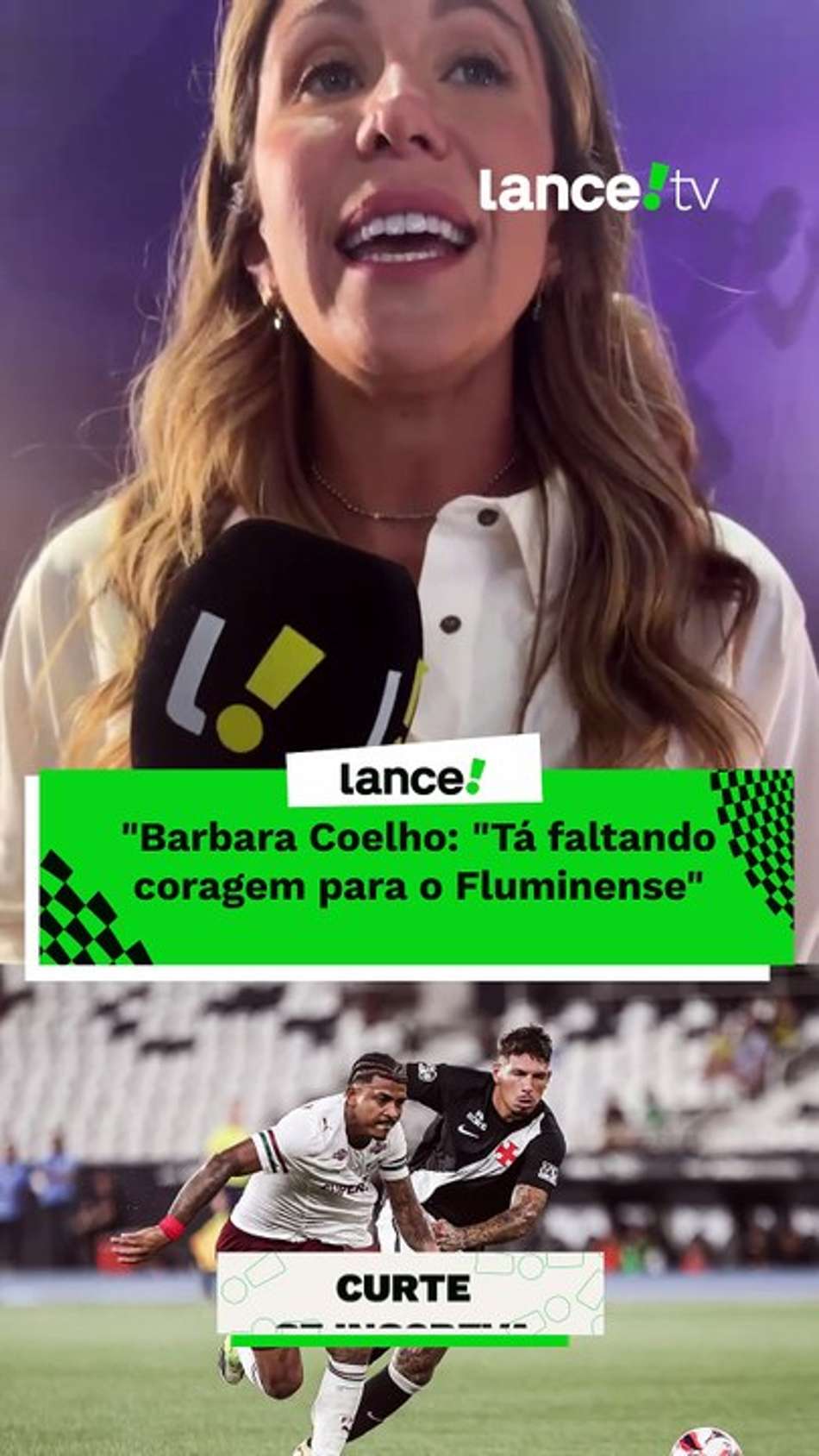 thumbnail Bárbara Coelho analisa momento do Fluminense e clássico contra o Vasco na Copa do Brasil