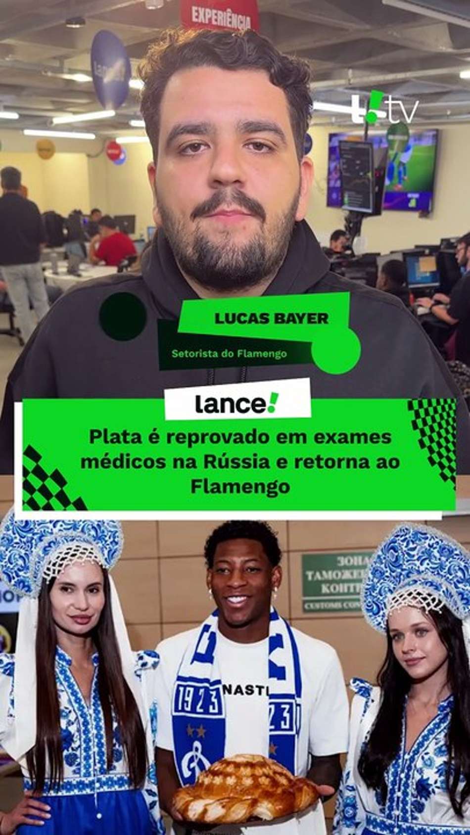 thumbnail Plata é reprovado em exames médicos na Rússia e retorna ao Flamengo