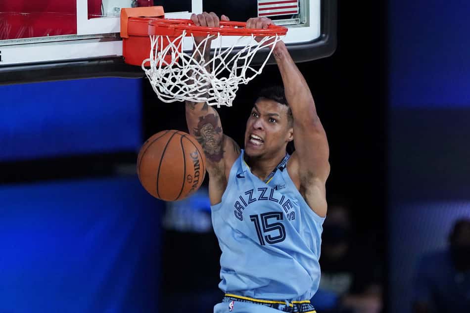 Brandon Clarke em ação pela NBA