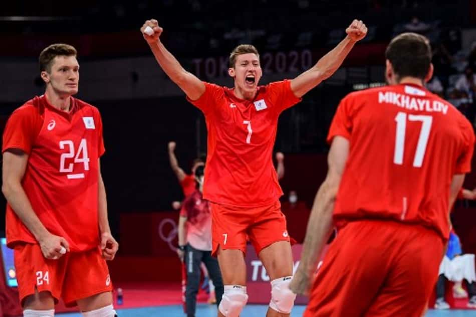 Em 2021, Rússia venceu o Brasil no volei masculino dos Jogos Olímpicos (Foto: Yuri Cortez / AFP)