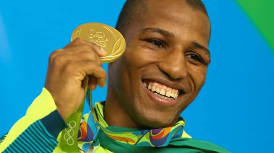 Robson Conceição foi medalha de ouro nas Olimpíadas do Rio 2026 (Foto: Flavio Florido/ COB)