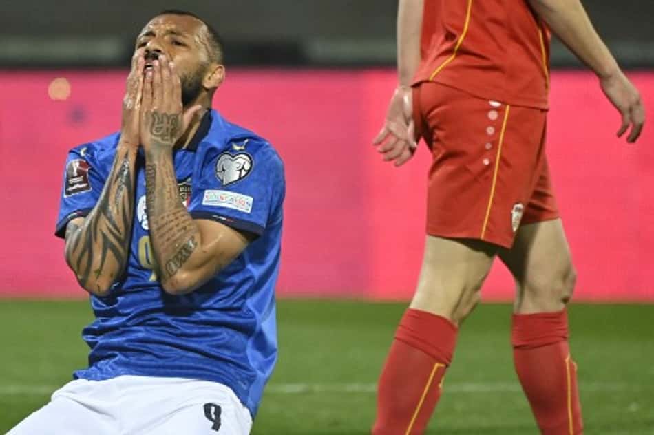 Italia x Macedonia do Norte eliminatórias