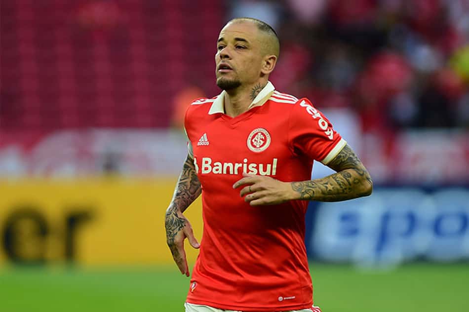 D'Alessandro em sua despedida do Internacional