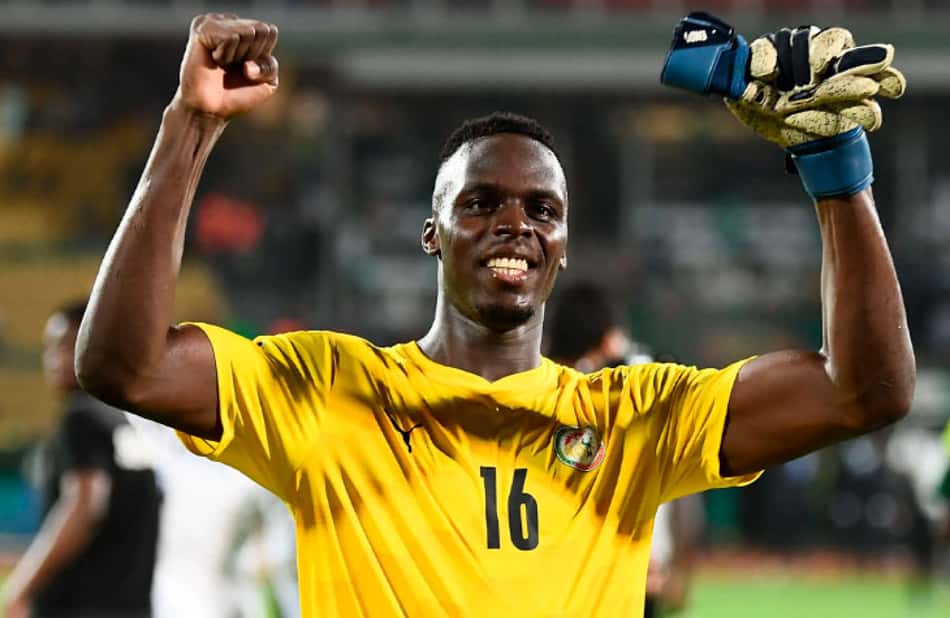 O goleiro Édouard Mendy, campeão da Champions League pelo Chelsea, é um dos principais jogadores do Senegal (Foto: AFP)