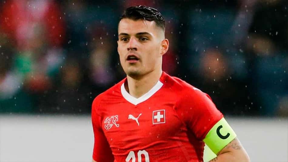 Xhaka pode estar a caminho da Arábia Saudita (Foto: Reprodução / Twitter)