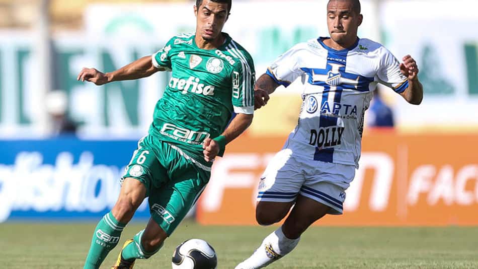 Egídio, novo reforço do Desimpedidos, em ação pelo Palmeiras