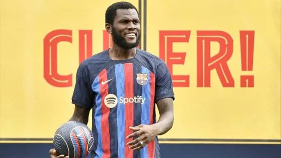 Franck Kessié quando jogava no Barcelona 