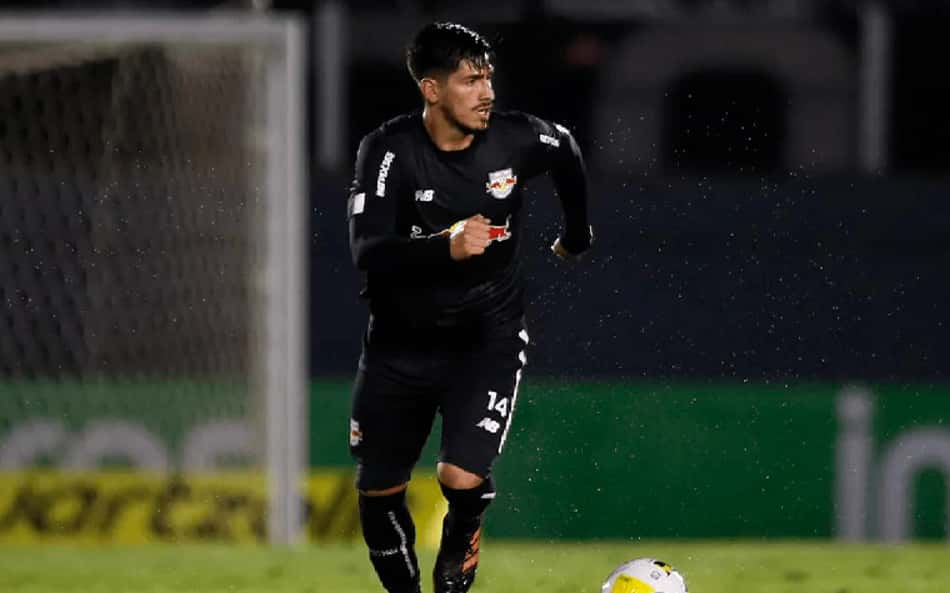 Kevin Lomónaco, zagueiro, na época em que jogou pelo Bragantino