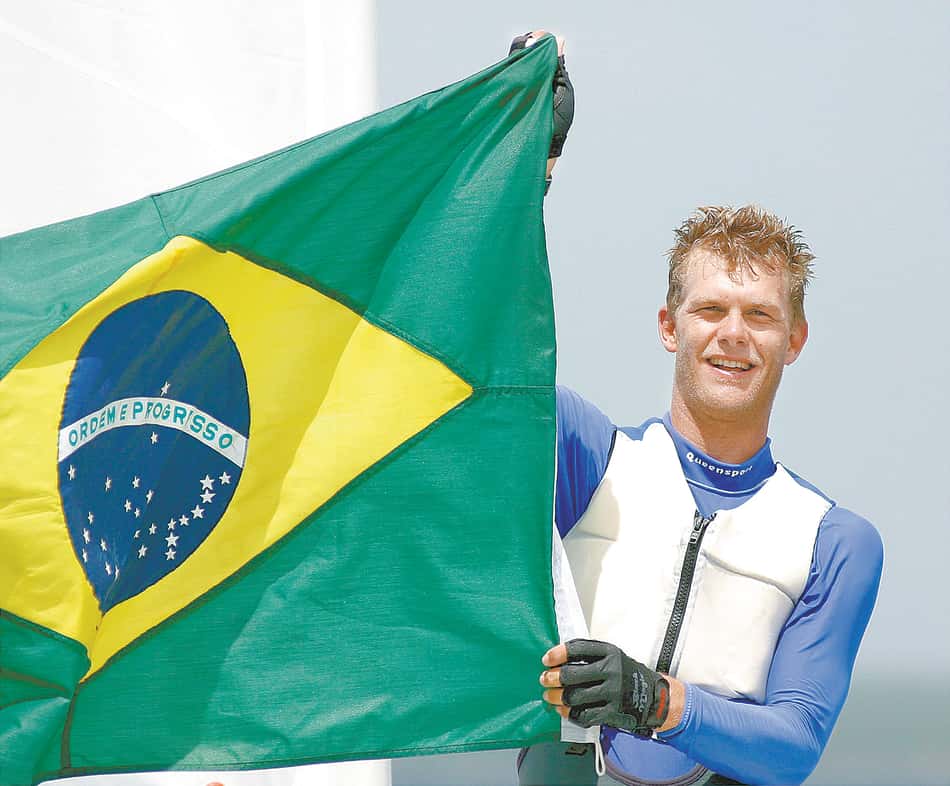 Robert Scheidt explicou o motivo de ainda não ser treinador de Erik (Foto: Reprodução/Acervo Lance!)