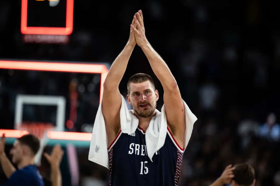 Destaque da NBA, Nikola Jokic após jogo da Sérvia (Foto: Divulgação / FIBA)