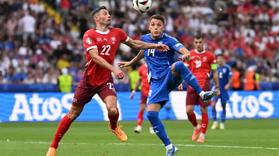 Suíça x Itália (Foto: Kirill KUDRYAVTSEV / AFP)