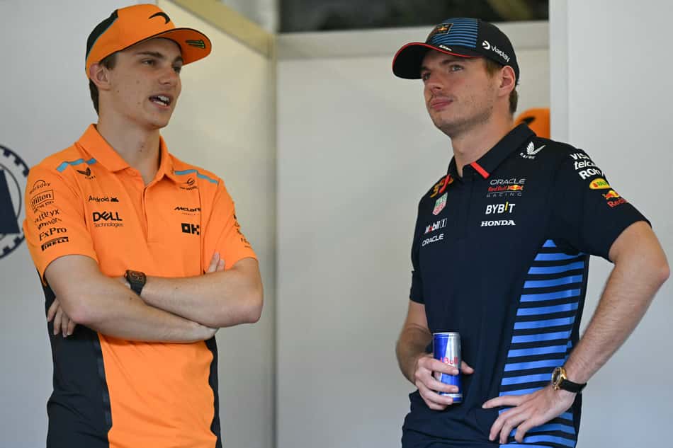 Oscar Piastri e Max Verstappen