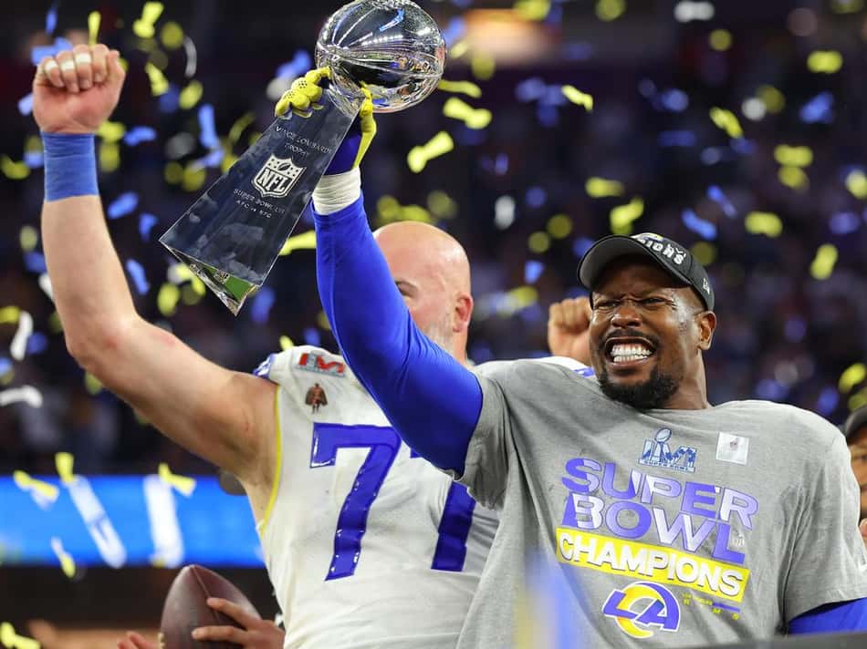 Vitória do Los Angeles Rams - 2022 (Foto: AFP)