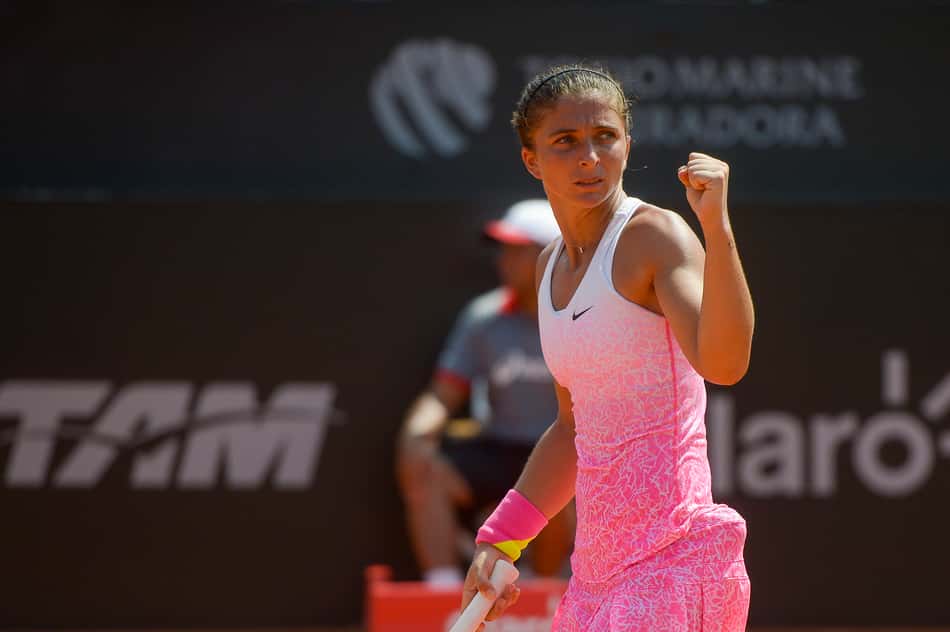 Sara Errani salvou três match points e está na semi do Aberto do Rio (Foto Agif)
