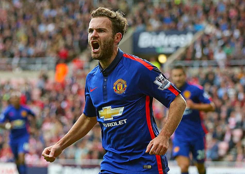 Juan Mata - Sunderland x Manchester United (Foto: Ian MacNicol/ AFP)