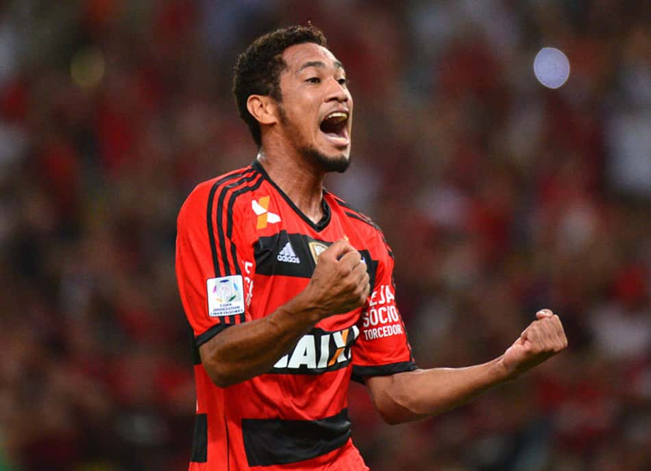 Hernane - Flamengo x Emelec (Foto: Christophe Simon/ AFP))