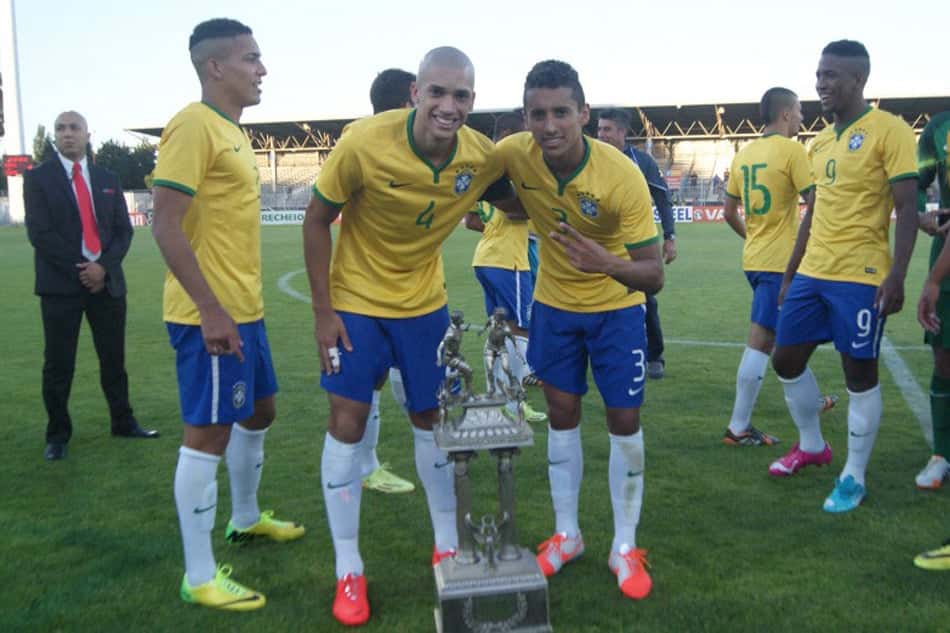TORNEIO DE TOULON - Dória e Marquinhos (Foto: Divulgação/ CBF)