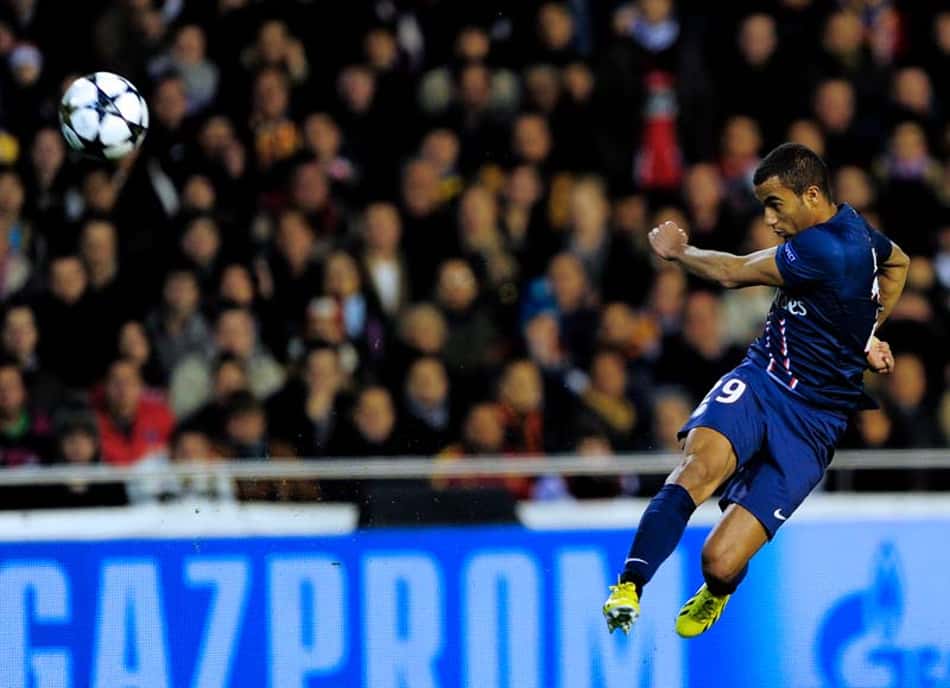 Valencia X PSG Lucas (Foto: Josep Lago/AFP)