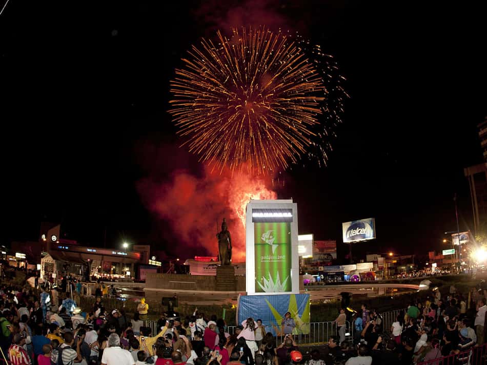 Relógio - Contagem Regressiva Gudalajara 2011 (Foto: EFE)