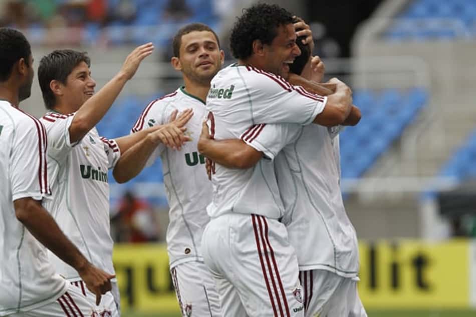 Fluminense x Boavista - Comemoração Fluminense (Foto: Ricardo Ramos)