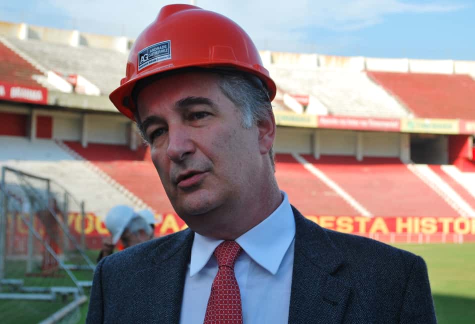 Presidente do Inter, Giovanni Luigi (Foto: Eduardo Moura)