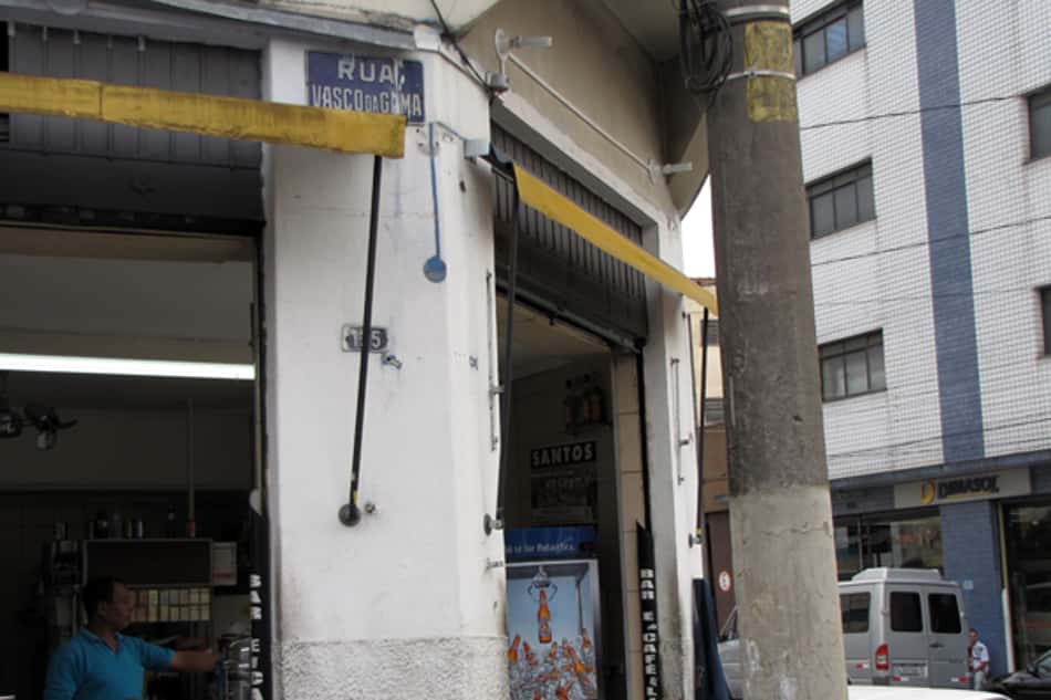 Rua Vasco da Gama, em São Paulo: apenas um vascaíno