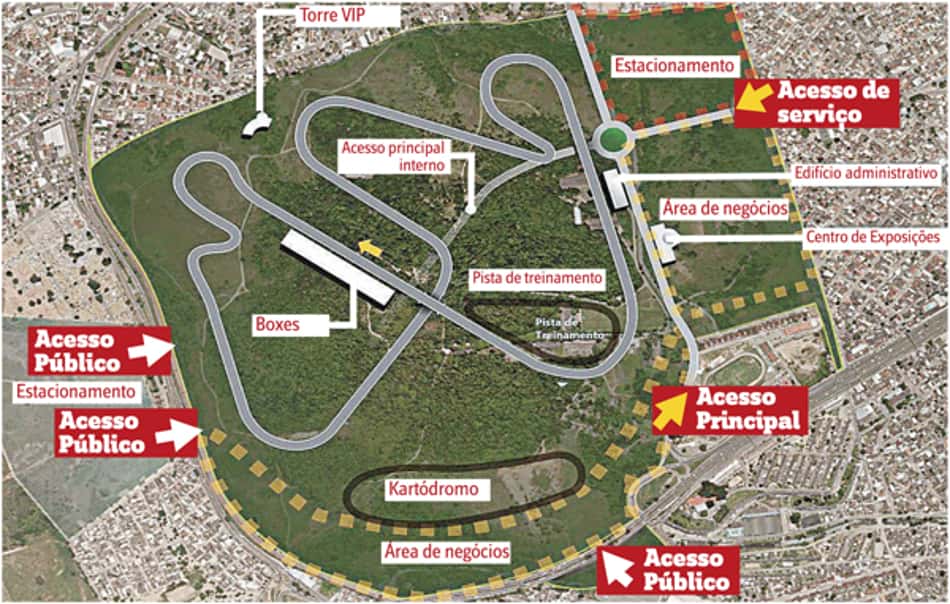 Área verde do novo autódromo será preservada