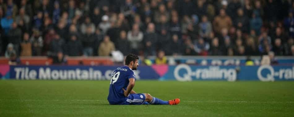 Diego Costa pode ser desfalque em jogo que vale a 'cabeça' de Mourinho