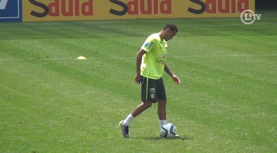 Neymar treino Seleção