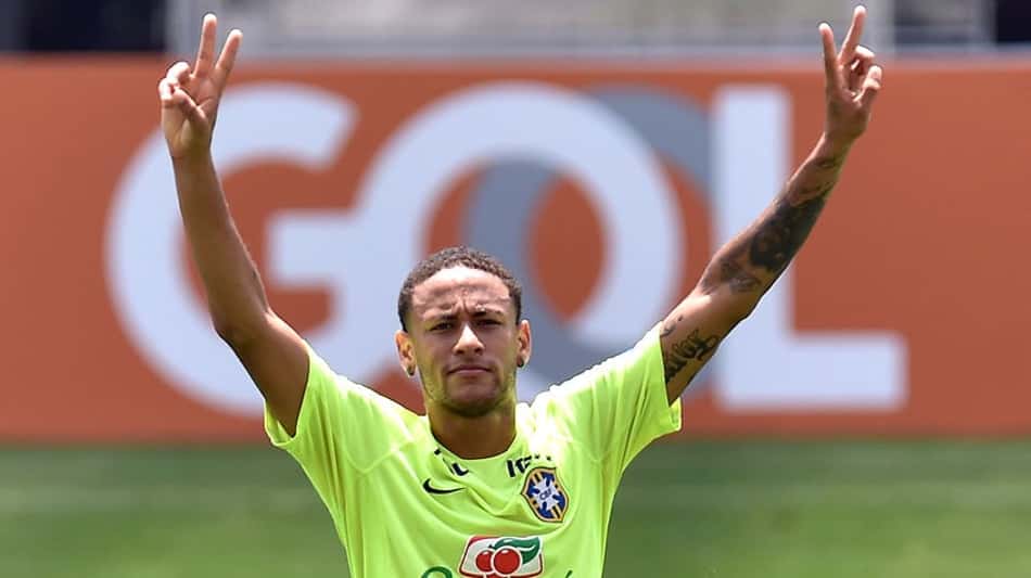 HOME - Treino da Seleção Brasileira para enfrentar a Argentina em Buenos Aires - Eliminatórias Sul-Americanas - Neymar (Foto: Nelson Almeida/AFP)