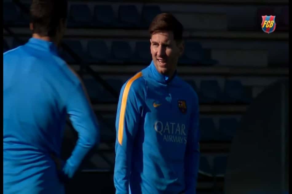 Messi treina e pode encarar o Real