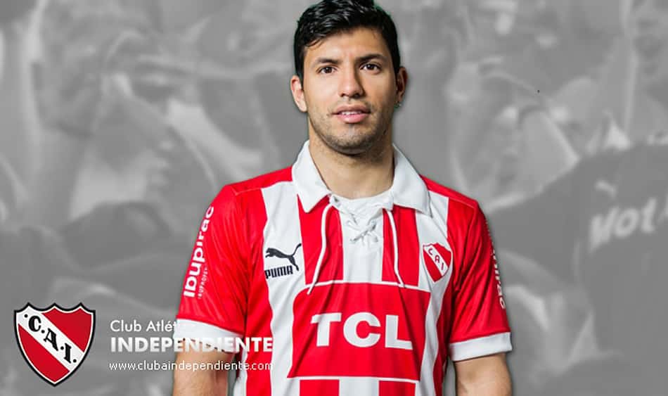 Estreia de Kun Aguero como profissional completa 18 anos