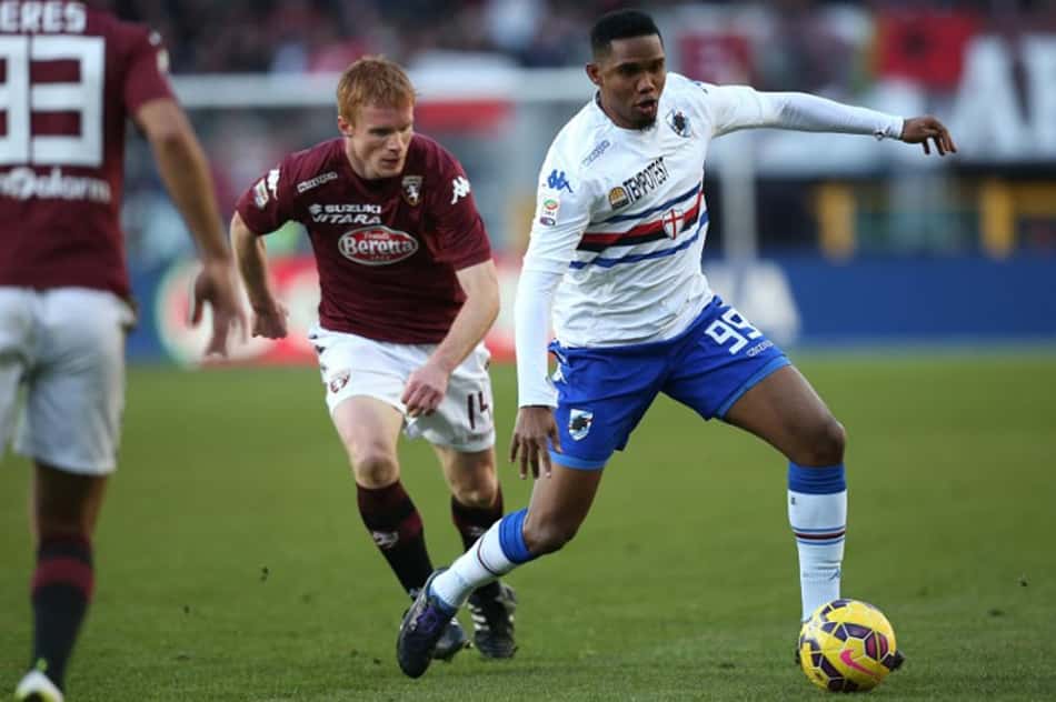 Eto'o ameaça Sampdoria por dívida de pouco mais de R$ 400 mil