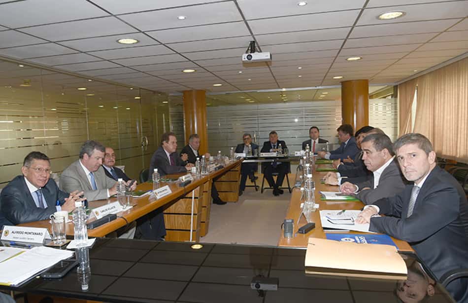 Reunião da Conmebol (Foto: Divulgação)