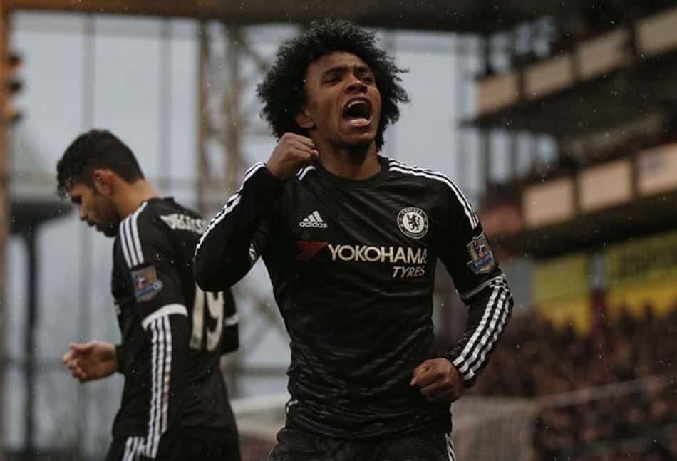 Brasileiros marcam, e Chelsea vence bem o Crystal Palace fora de casa